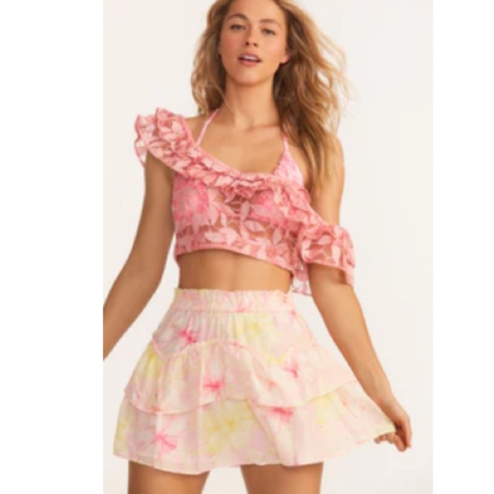 ✨LoveShackFancy Abrielle skirt NWT